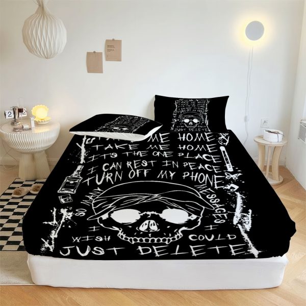 ZapMerch Underground Rap Duo Fitted Sheet Hip-Hop Artists Bed Sheets Bedding Set Deep Pockets Up To 16" Bedroom Decor SC00260-006
