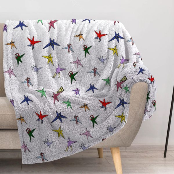 ZapMerch Indie Pop Sensation Blanket Emotional Lyricist Throw Blankets Couch Bed Living Room Decor Soft Durable Washable 57" X 50" SC00261-004