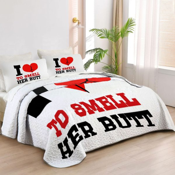 ZapMerch Workout Quilt Bedspreads Workout Bed Set Bedding Coverlet Fabric Washable SC00266-007