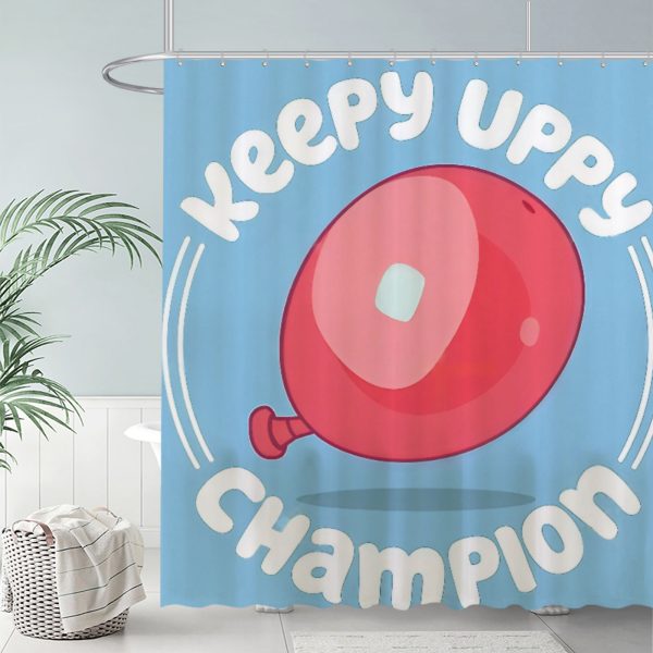 ZapMerch Happy Pup Shower Curtain, Blue Adventurer Bathroom Decor, Waterproof Fabric Durable Easy Care Washable, 72"X72"(Hooks Not Included) SC00271-002