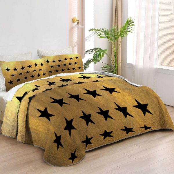ZapMerch Musical Prodigy Quilt Bedspreads Revolutionary Rhymer Bed Set Bedding Coverlet Fabric Washable SC00281-007
