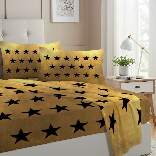 ZapMerch Twin Size Musical Prodigy Fitted Sheet Revolutionary Rhymer Bed Flat Sheets Bedding Set Deep Pockets Up To 16" Bedroom Decor With 1 Pillow Sham SC00281-009