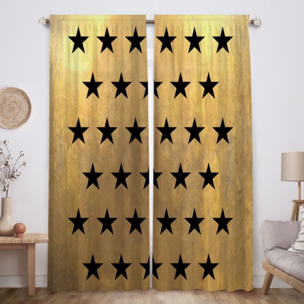 ZapMerch Musical Prodigy Window Curtains Revolutionary Rhymer Drapes Bedroom Home Room Decor Durable Fabric Machine Washable 82" X 84" SC00281-013
