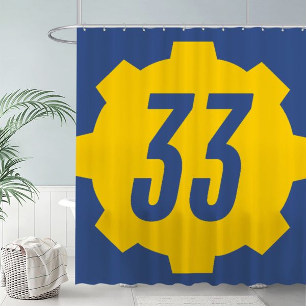 ZapMerch Post-Apocalyptic Adventure Shower Curtain, Wasteland Wanderer Bathroom Decor, Waterproof Fabric Durable Easy Care Washable, 72"X72"(Hooks Not Included)