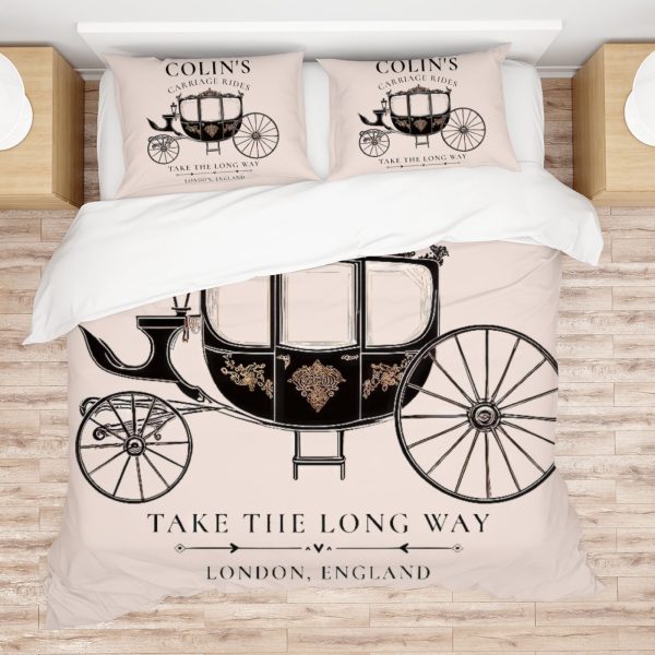 ZapMerch Regency Era Romance Comforter Set Television Series Bed Bedding Sets Bedroom Decor SC00289-005