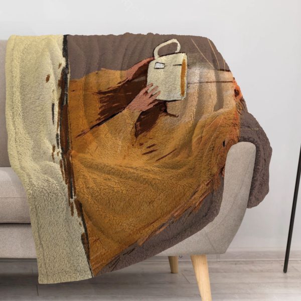 ZapMerch Capybara Blanket Capybara Throw Blankets Couch Bed Living Room Decor Soft Durable Washable 57" X 50" SC00290-004
