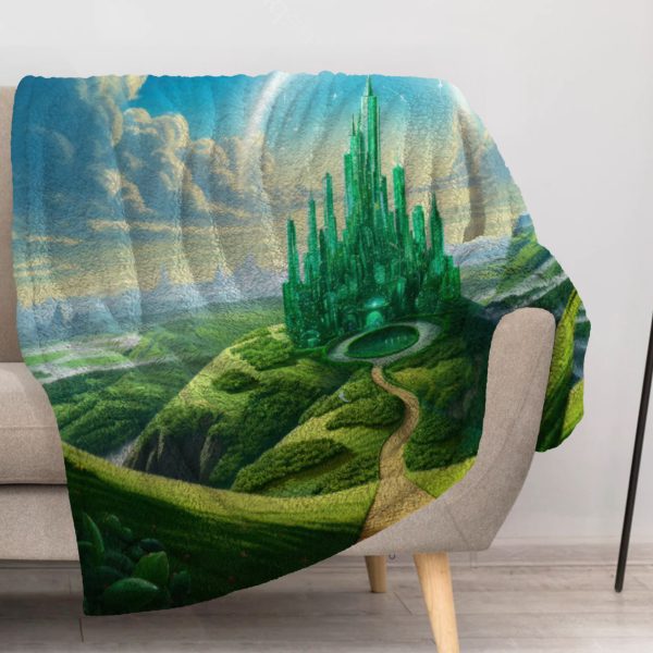 ZapMerch Witch Blanket Girls Friendship Throw Blankets Couch Bed Living Room Decor Soft Durable Washable 57" X 50" SC00312-004