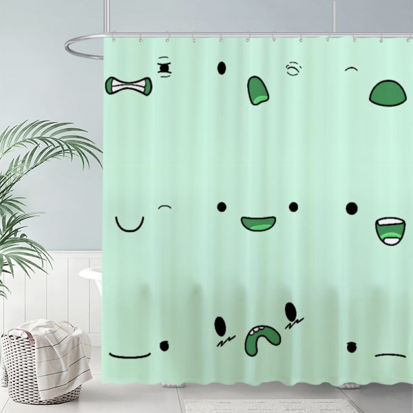 ZapMerch Questing Duo Shower Curtain, Land Of Ooo Explorer Bathroom Decor, Waterproof Fabric Durable Easy Care Washable, 72"X72"(Hooks Not Included)