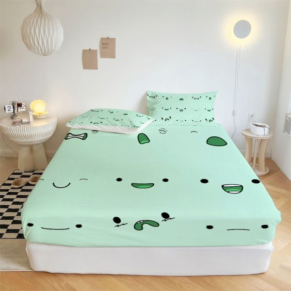 ZapMerch Questing Duo Fitted Sheet Land Of Ooo Explorer Bed Sheets Bedding Set Deep Pockets Up To 16" Bedroom Decor SC00318-006