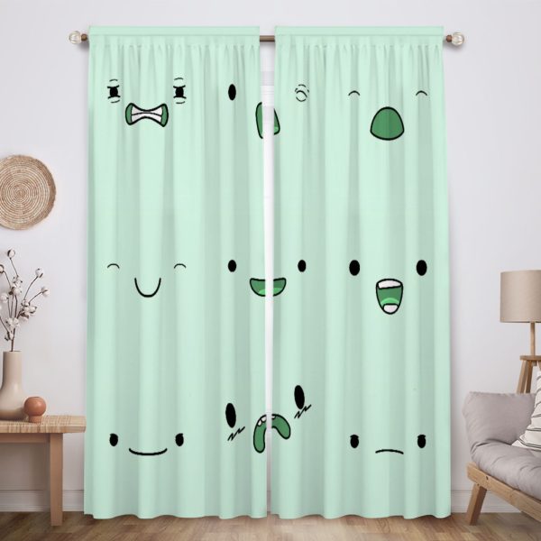 Funnytree Questing Duo Window Curtains Land Of Ooo Explorer Drapes Bedroom Home Room Decor Durable Fabric Machine Washable 82" X 84" SC00318-013
