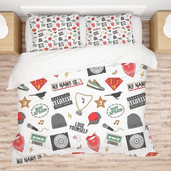 ZapMerch Rap God Comforter Set Artist Bed Bedding Sets Bedroom Decor SC00329-005