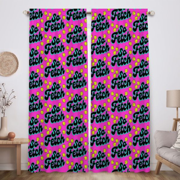 ZapMerch High School Queen Bees Window Curtains Clique Drama Drapes Bedroom Home Room Decor Durable Fabric Machine Washable 82" X 84" SC00331-013