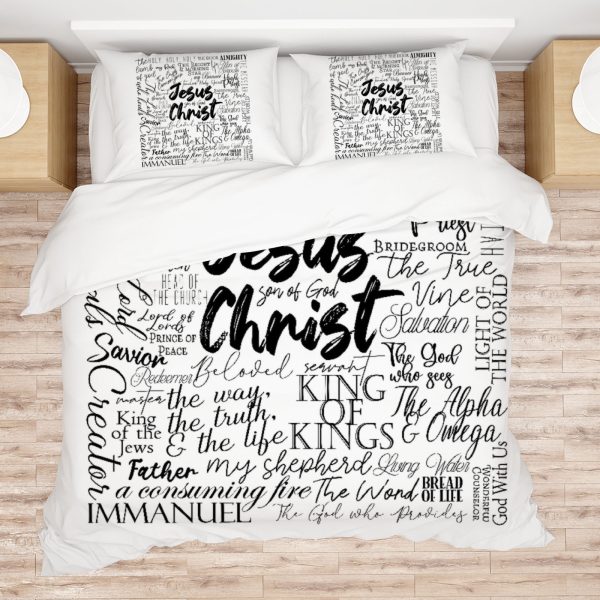 ZapMerch Bible Comforter Set Bible Bed Bedding Sets Bedroom Decor SC00332-005