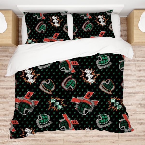 ZapMerch Hero Academy Comforter Set Japanese Anime Bed Bedding Sets Bedroom Decor SC00343-005