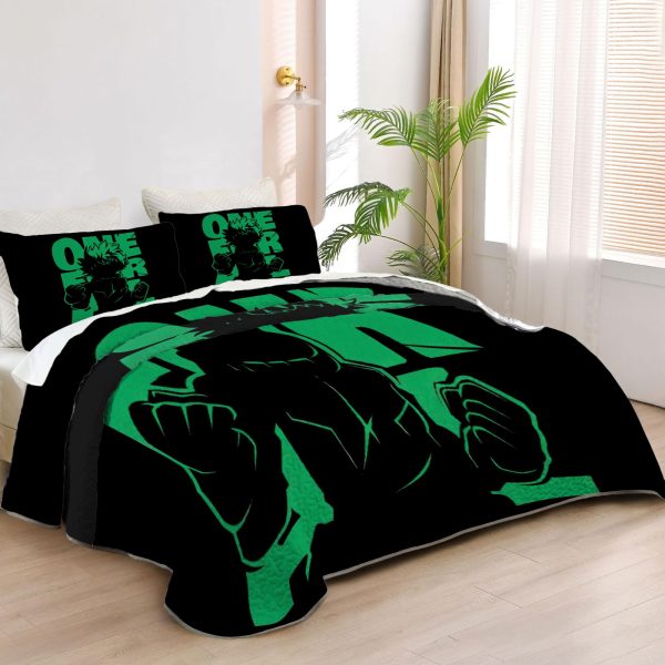 ZapMerch Hero Academy Quilt Bedspreads Japanese Anime Bed Set Bedding Coverlet Fabric Washable SC00344-007