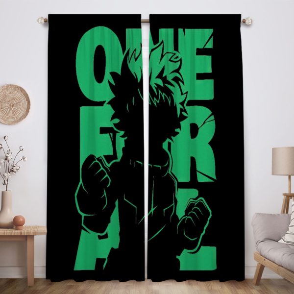 ZapMerch Hero Academy Window Curtains Japanese Anime Drapes Bedroom Home Room Decor Durable Fabric Machine Washable 82" X 84" SC00344-013