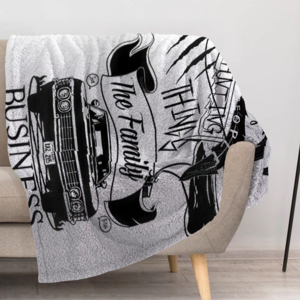 ZapMerch Dark Legends Blanket Tv Series Throw Blankets Couch Bed Living Room Decor Soft Durable Washable 57" X 50" SC00348-004