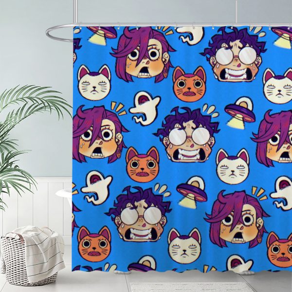 ZapMerch Supernatural Showdown Shower Curtain, Japanese Manga Bathroom Decor, Waterproof Fabric Durable Easy Care Washable, 72"X72"(Hooks Not Included) SC00364-002