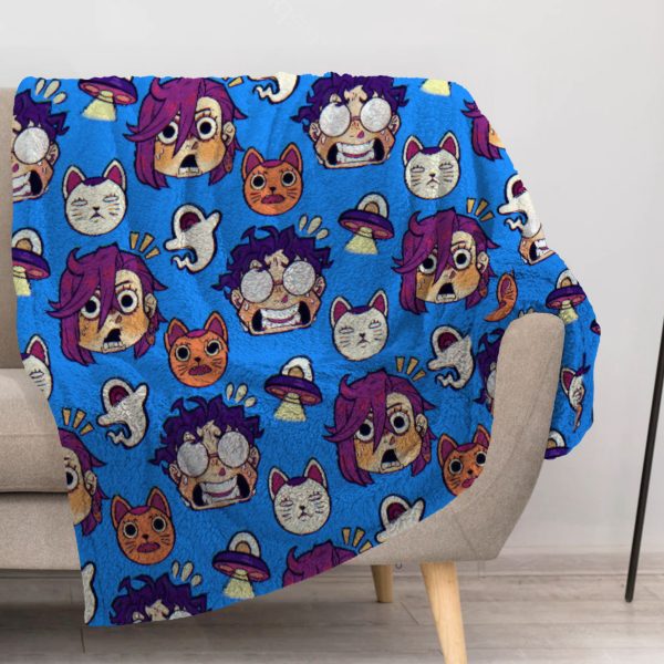 ZapMerch Supernatural Showdown Blanket Japanese Manga Throw Blankets Couch Bed Living Room Decor Soft Durable Washable 57" X 50" SC00364-004