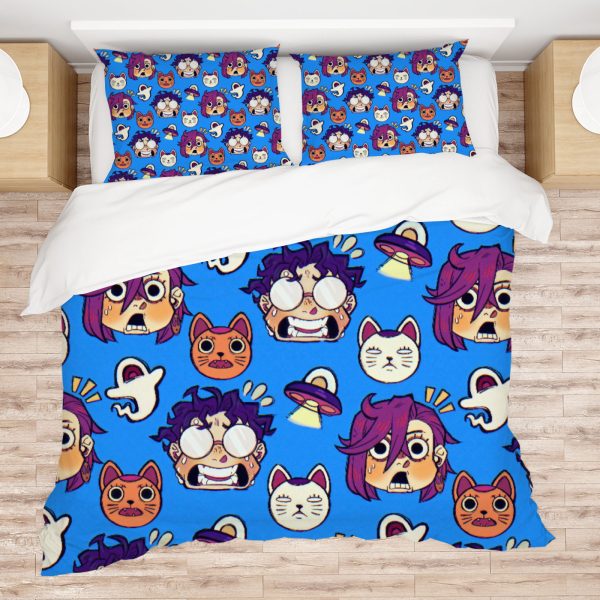 ZapMerch Supernatural Showdown Comforter Set Japanese Manga Bed Bedding Sets Bedroom Decor SC00364-005