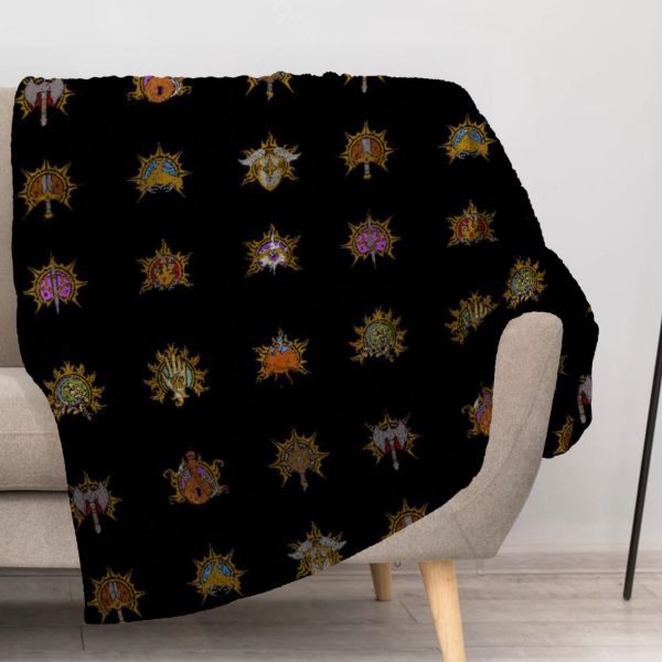 ZapMerch Champions Of The Gate Blanket Video Game Throw Blankets Couch Bed Living Room Decor Soft Durable Washable 57" X 50" SC00376-004