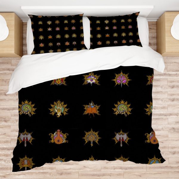ZapMerch Champions Of The Gate Comforter Set Video Game Bed Bedding Sets Bedroom Decor SC00376-005
