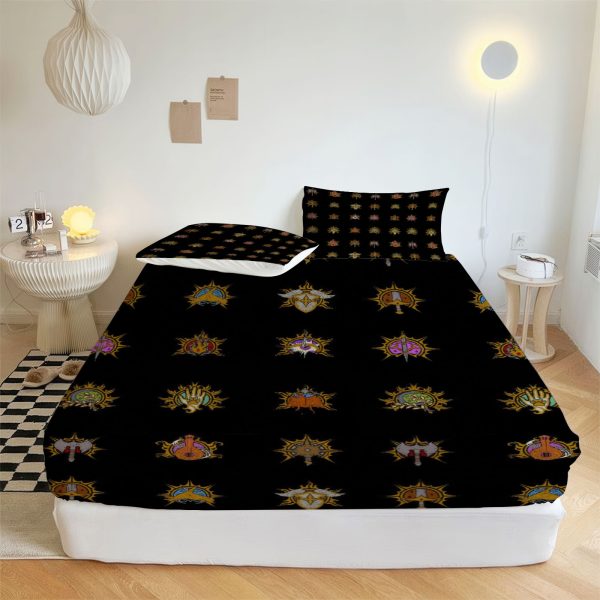 ZapMerch Champions Of The Gate Fitted Sheet Video Game Bed Sheets Bedding Set Deep Pockets Up To 16" Bedroom Decor SC00376-006