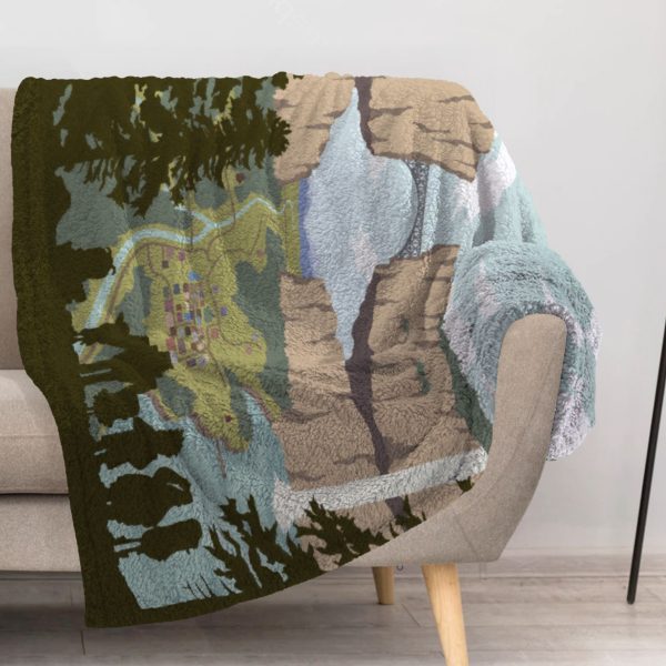 ZapMerch Mystery And Adventure Blanket Anime Throw Blankets Couch Bed Living Room Decor Soft Durable Washable 57" X 50" SC00383-004