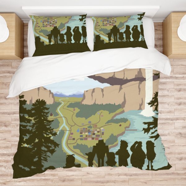 ZapMerch Mystery And Adventure Comforter Set Anime Bed Bedding Sets Bedroom Decor SC00383-005