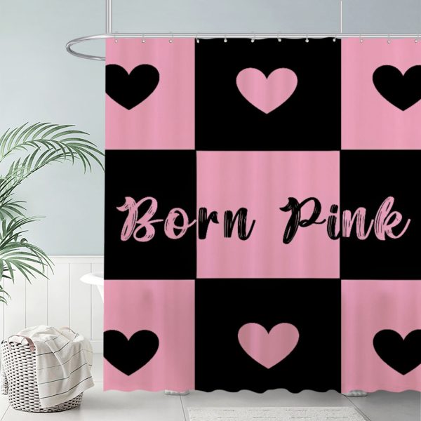 ZapMerch Charming Girl Group Shower Curtain, K-Pop Girl Group Bathroom Decor, Waterproof Fabric Durable Easy Care Washable, 72"X72"(Hooks Not Included)