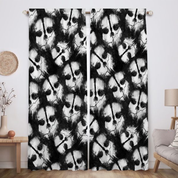 ZapMerch Battlefield Brigade Window Curtains Video Game Drapes Bedroom Home Room Decor Durable Fabric Machine Washable 82" X 84" SC00388-013