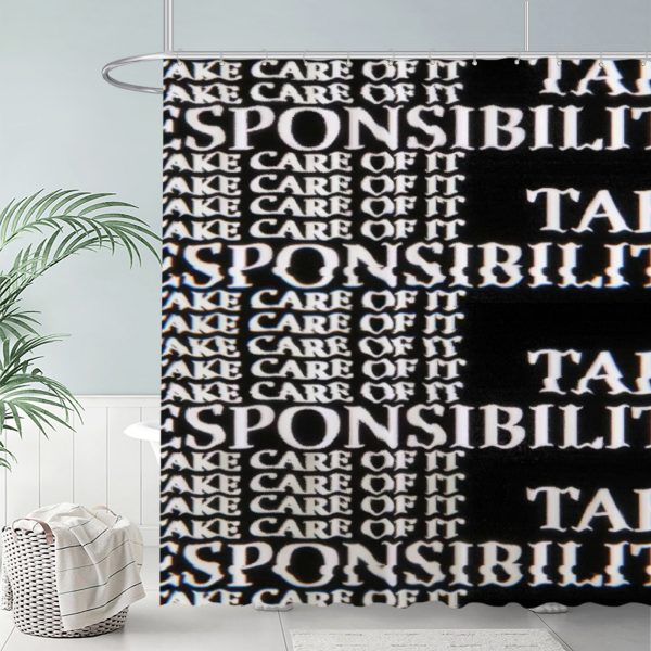 ZapMerch Horror Game Shower Curtain, Video Game Bathroom Decor, Waterproof Fabric Durable Easy Care Washable, 72"X72"(Hooks Not Included)