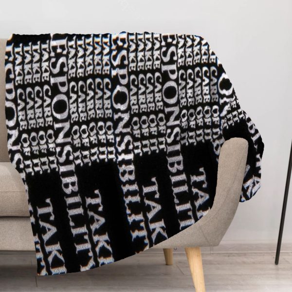ZapMerch Horror Game Blanket Video Game Throw Blankets Couch Bed Living Room Decor Soft Durable Washable 57" X 50" SC00399-004