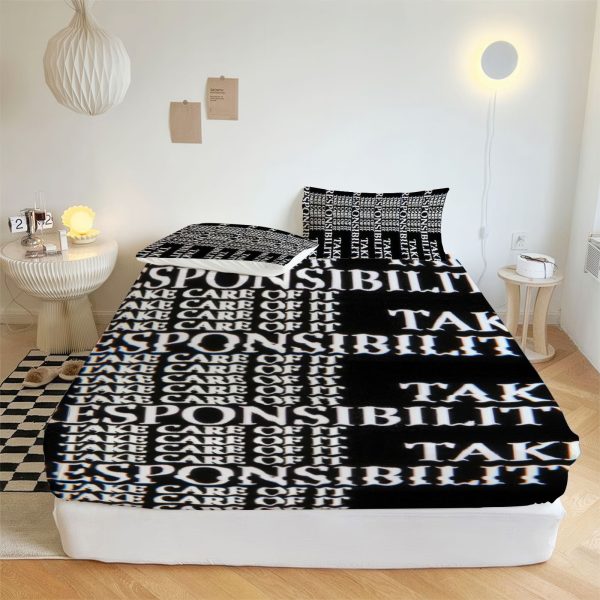 ZapMerch Horror Game Fitted Sheet Video Game Bed Sheets Bedding Set Deep Pockets Up To 16" Bedroom Decor SC00399-006