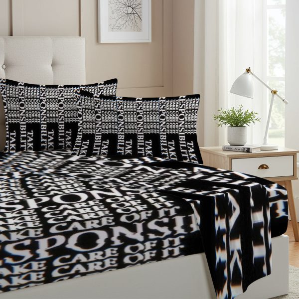 ZapMerch Twin Size Horror Game Fitted Sheet Video Game Bed Flat Sheets Bedding Set Deep Pockets Up To 16" Bedroom Decor With 1 Pillow Sham SC00399-009