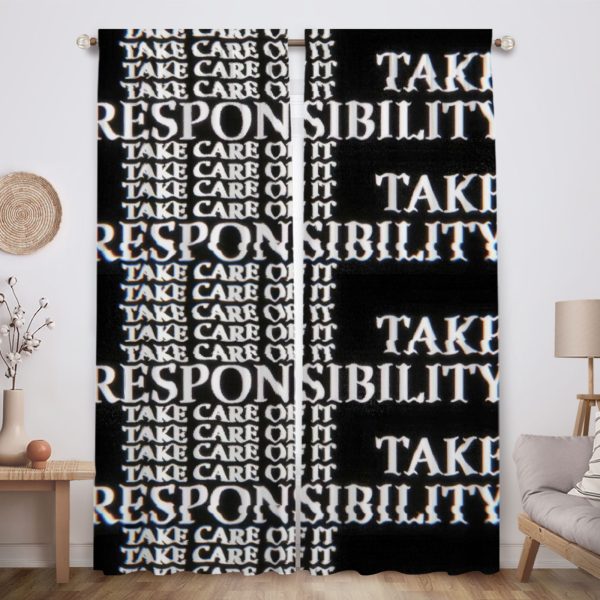 ZapMerch Horror Game Window Curtains Video Game Drapes Bedroom Home Room Decor Durable Fabric Machine Washable 82" X 84" SC00399-013