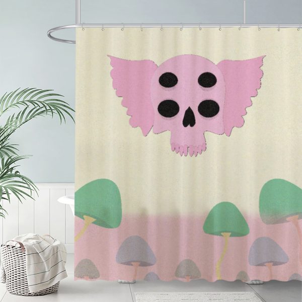 ZapMerch Dollhouse Dreamer Shower Curtain, Singer Bathroom Decor, Waterproof Fabric Durable Easy Care Washable, 72"X72"(Hooks Not Included)
