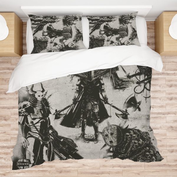 ZapMerch Slumber Mask Comforter Set Music Band Bed Bedding Sets Bedroom Decor SC00404-005