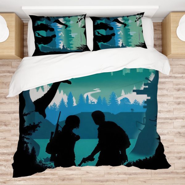 ZapMerch Infected Journey Comforter Set Video Game Bed Bedding Sets Bedroom Decor SC00429-005