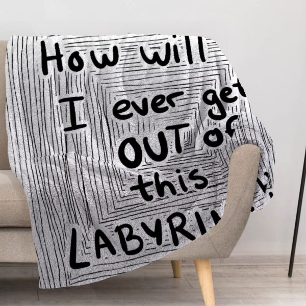ZapMerch Fantasy Film Blanket Film Throw Blankets Couch Bed Living Room Decor Soft Durable Washable 57" X 50" SC00439-004