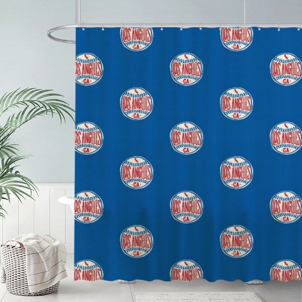 ZapMerch La Legends Shower Curtain, The Bums Bathroom Decor, Waterproof Fabric Durable Easy Care Washable, 72"X72"(Hooks Not Included) SC00441-002