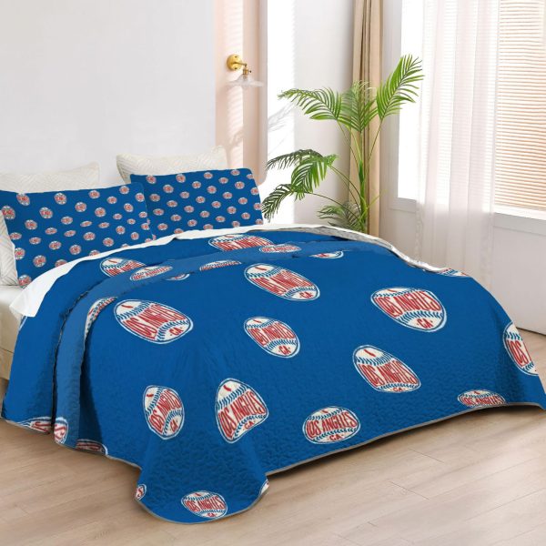 ZapMerch La Legends Quilt Bedspreads The Bums Bed Set Bedding Coverlet Fabric Washable SC00441-007