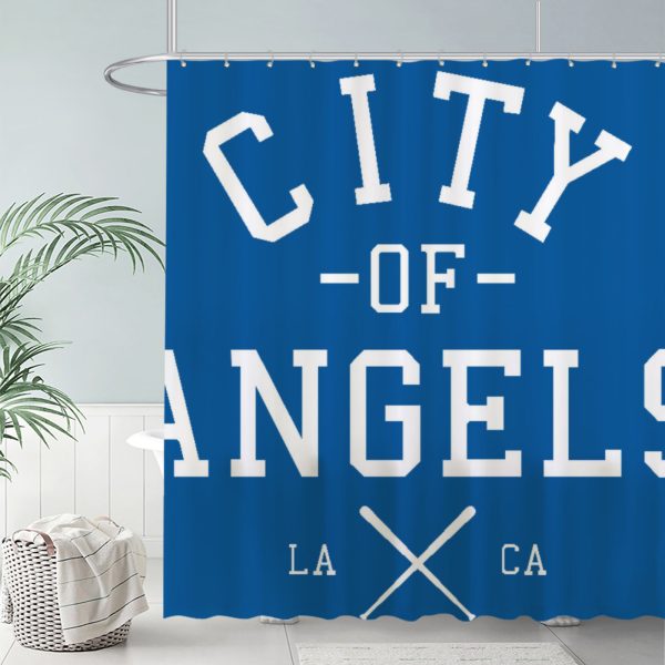 ZapMerch La Legends Shower Curtain, The Bums Bathroom Decor, Fabric Durable Easy Care Washable, 72"X72"(Hooks Not Included) SC00442-002