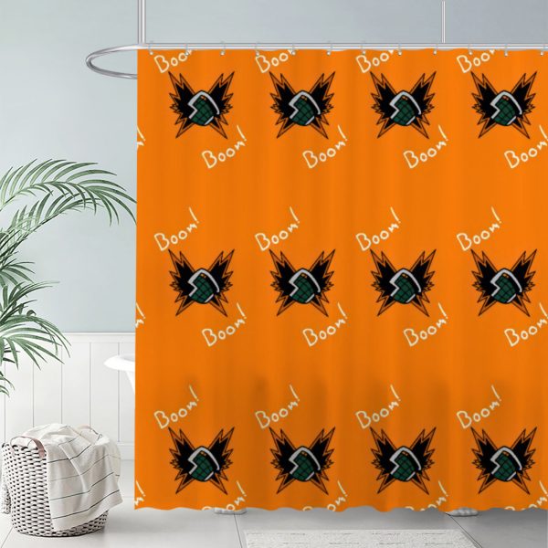 ZapMerch Hero Academy Shower Curtain, Japanese Anime Bathroom Decor, Fabric Durable Easy Care Washable, 72"X72"(Hooks Not Included) SC00444-002