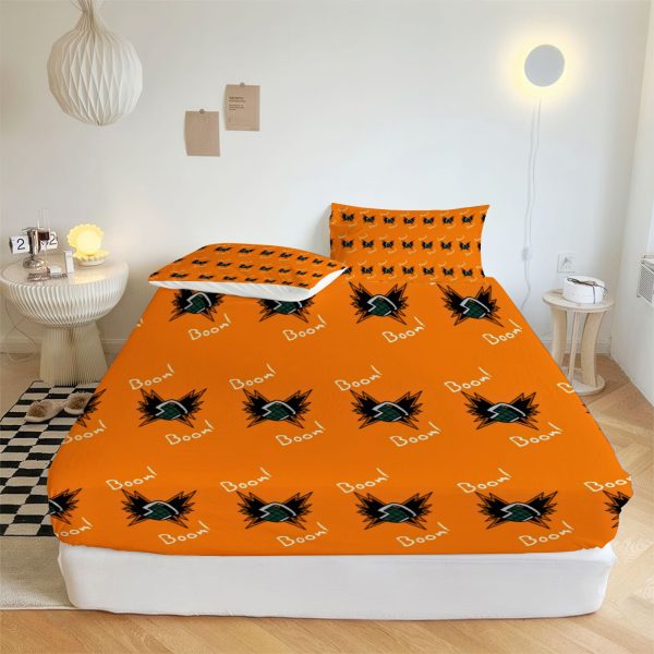 ZapMerch Hero Academy Fitted Sheet Japanese Anime Bed Sheets Bedding Set Deep Pockets Up To 16" Bedroom Decor SC00444-006