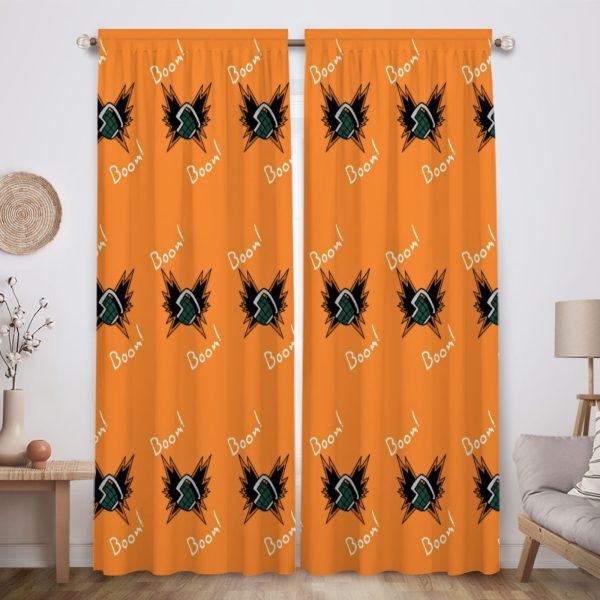 ZapMerch Hero Academy Window Curtains Japanese Anime Drapes Bedroom Home Room Decor Durable Fabric Machine Washable 82" X 84" SC00444-013