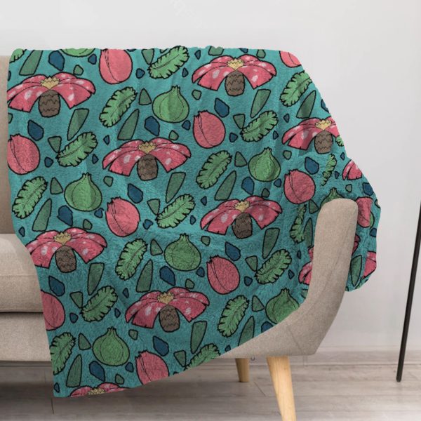 ZapMerch Monster Friends Blanket Anime Throw Blankets Couch Bed Living Room Decor Soft Durable Washable 57" X 50" SC00461-004