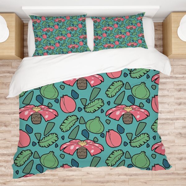 ZapMerch Monster Friends Comforter Set Anime Bed Bedding Sets Bedroom Decor SC00461-005