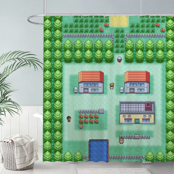ZapMerch Monster Friends Shower Curtain, Anime Bathroom Decor, Fabric Durable Easy Care Washable, 72"X72"(Hooks Not Included)