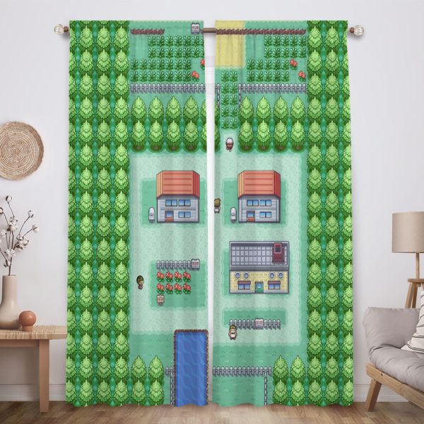 ZapMerch Monster Friends Window Curtains Anime Drapes Bedroom Home Room Decor Durable Fabric Machine Washable 82" X 84" SC00465-013